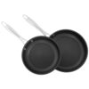 ECTQZDZ1X3Q80B_0 jpg - Kit de Frigideiras Antiaderentes em Aço Inoxidável, 2 Peças, Cuisinart 8922-810NS Série Profissional