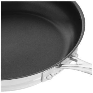 ECTQZDZ1X3Q80B_3 jpg - Kit de Frigideiras Antiaderentes em Aço Inoxidável, 2 Peças, Cuisinart 8922-810NS Série Profissional