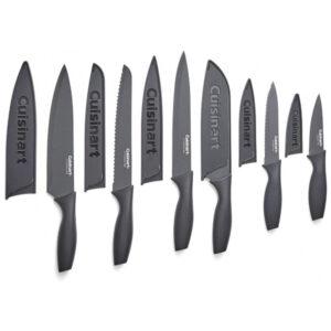 ECTQ15BH5Q6B0B_0 jpg - Conjunto de Facas em Cerâmica com Protetores de Lâmina, 6 Peças, Cuisinart, Preto Fosco