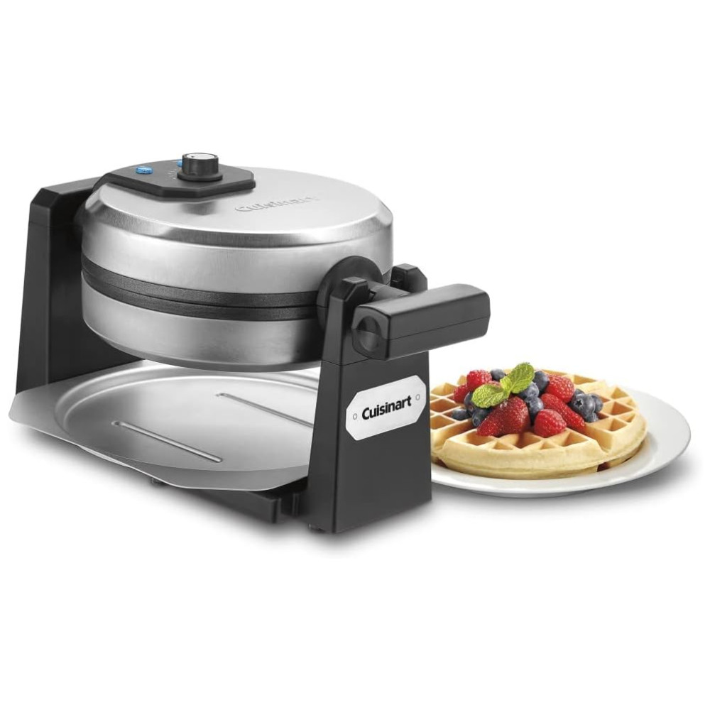 ECTQ6TPJ7UI10B_5 jpg - Máquina de fle F10, 4 Fatias, escuro, 110v, CUISINART WAF F10P1, Cinza escuro