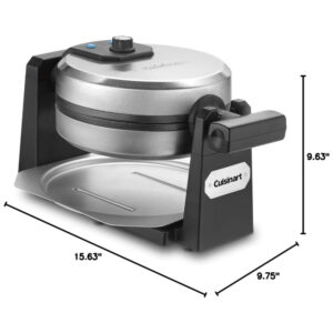 ECTQ6TPJ7UI10B_6 jpg - Máquina de fle F10, 4 Fatias, escuro, 110v, CUISINART WAF F10P1, Cinza escuro