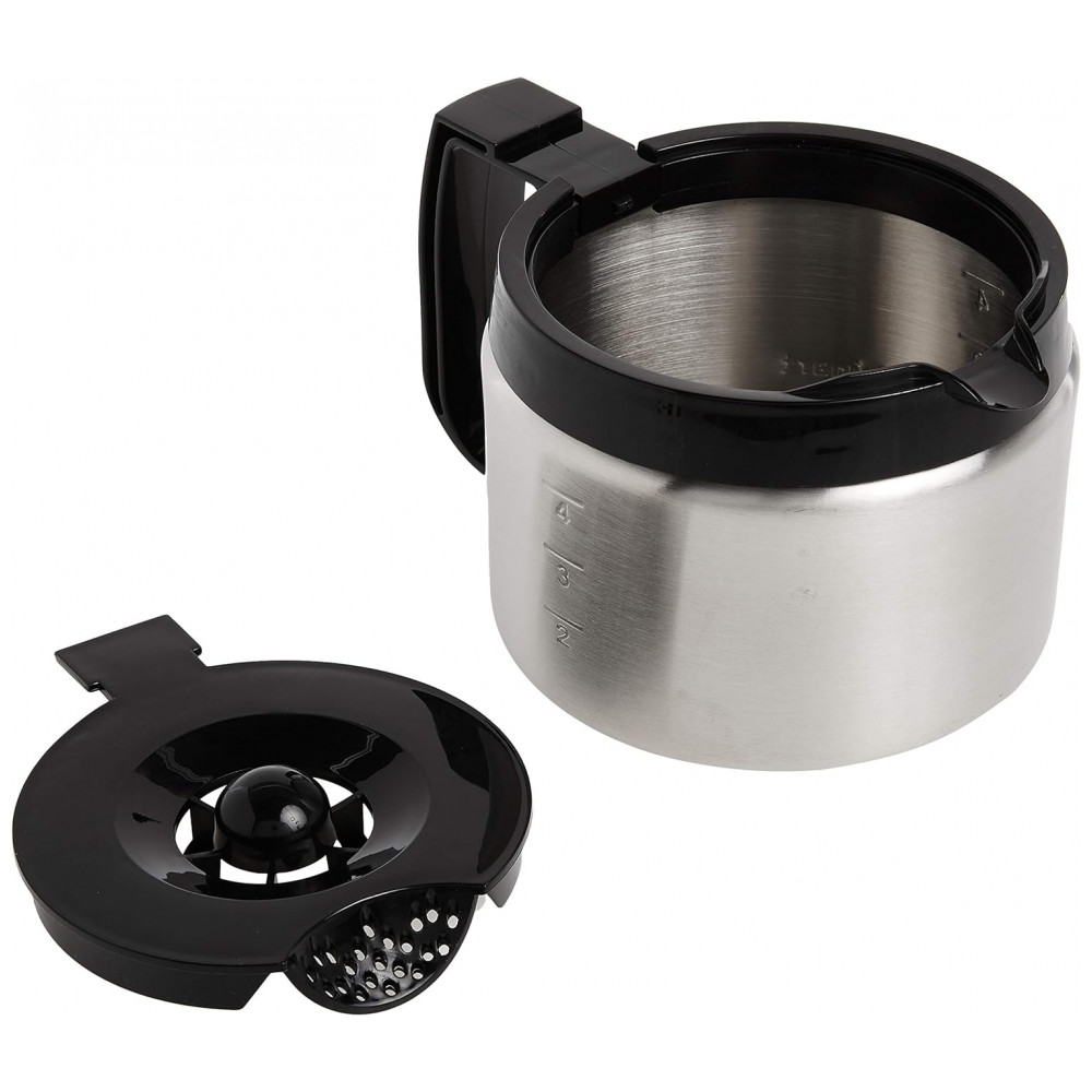 ECTQMKRRI1000B_2 jpg - Jarra, Copo para Cafeteira, capacidade de 1,1 mL ou 4 xícaras, CUISINART DCC 450BRC, Preto