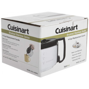 ECTQMKRRI1000B_5 jpg - Jarra, Copo para Cafeteira, capacidade de 1,1 mL ou 4 xícaras, CUISINART DCC 450BRC, Preto