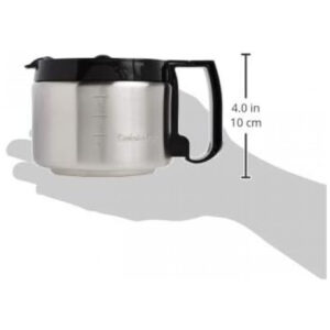 ECTQMKRRI1000B_6 jpg - Jarra, Copo para Cafeteira, capacidade de 1,1 mL ou 4 xícaras, CUISINART DCC 450BRC, Preto