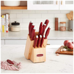 ECTQRXB4T0N10B_5 jpg - Conjunto de facas, 12 Peças, CUISINART C77SSR 12P, Vermelho