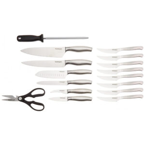 ECTQ0S11J5L00B_1 jpg - Conjunto de Facas com Afiador Embutido e Bloco de Bancada 17 Peças, CUISINART C77SS 17P, Prateado