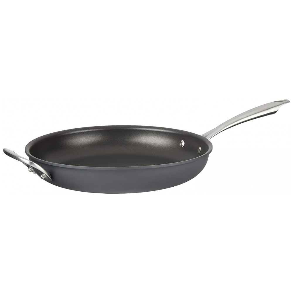 ECTQ4604Q1400B_0 jpg - Frigideira Antiaderente Profissional com Alça Auxiliar, Cuisinart