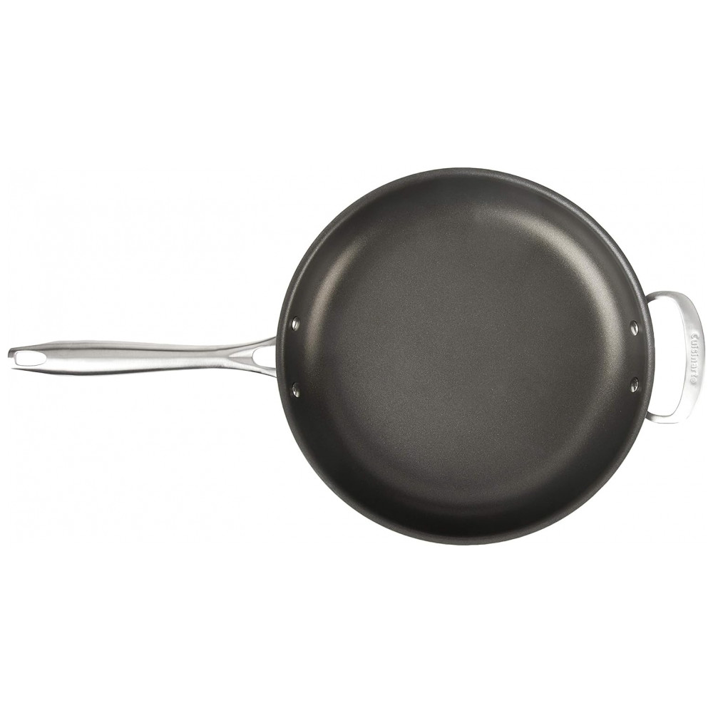 ECTQ4604Q1400B_2 jpg - Frigideira Antiaderente Profissional com Alça Auxiliar, Cuisinart
