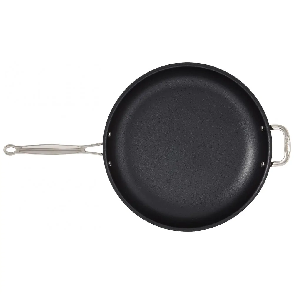 ECTQAHWHQ7100B_2 jpg - Frigideira Antiaderente com Alça Extra em Aço Anodizado,Cuisinart 622 36H Chefs Classic