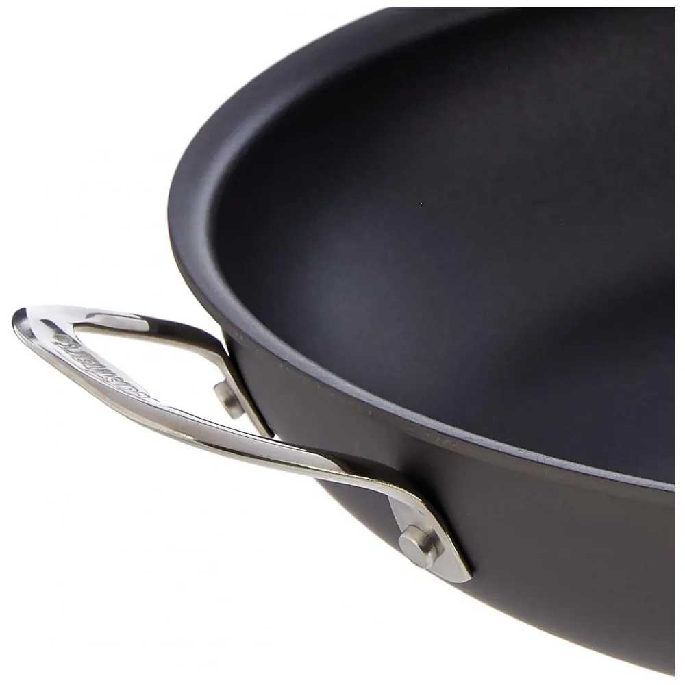 ECTQAHWHQ7100B_4 jpg - Frigideira Antiaderente com Alça Extra em Aço Anodizado,Cuisinart 622 36H Chefs Classic