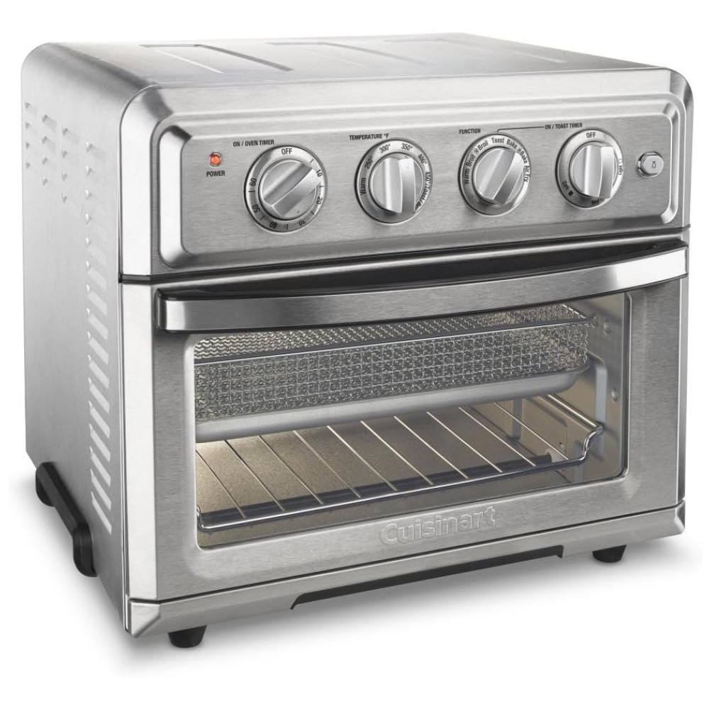 Fritadeira Airfryer, Forno Elétrico, Torradeira com Convecção, 110v, CUISINART TOA 60, Prateado