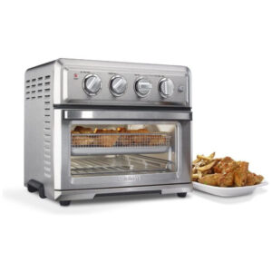 Fritadeira Airfryer, Forno Elétrico, Torradeira com Convecção, 110v, CUISINART TOA 60, Prateado