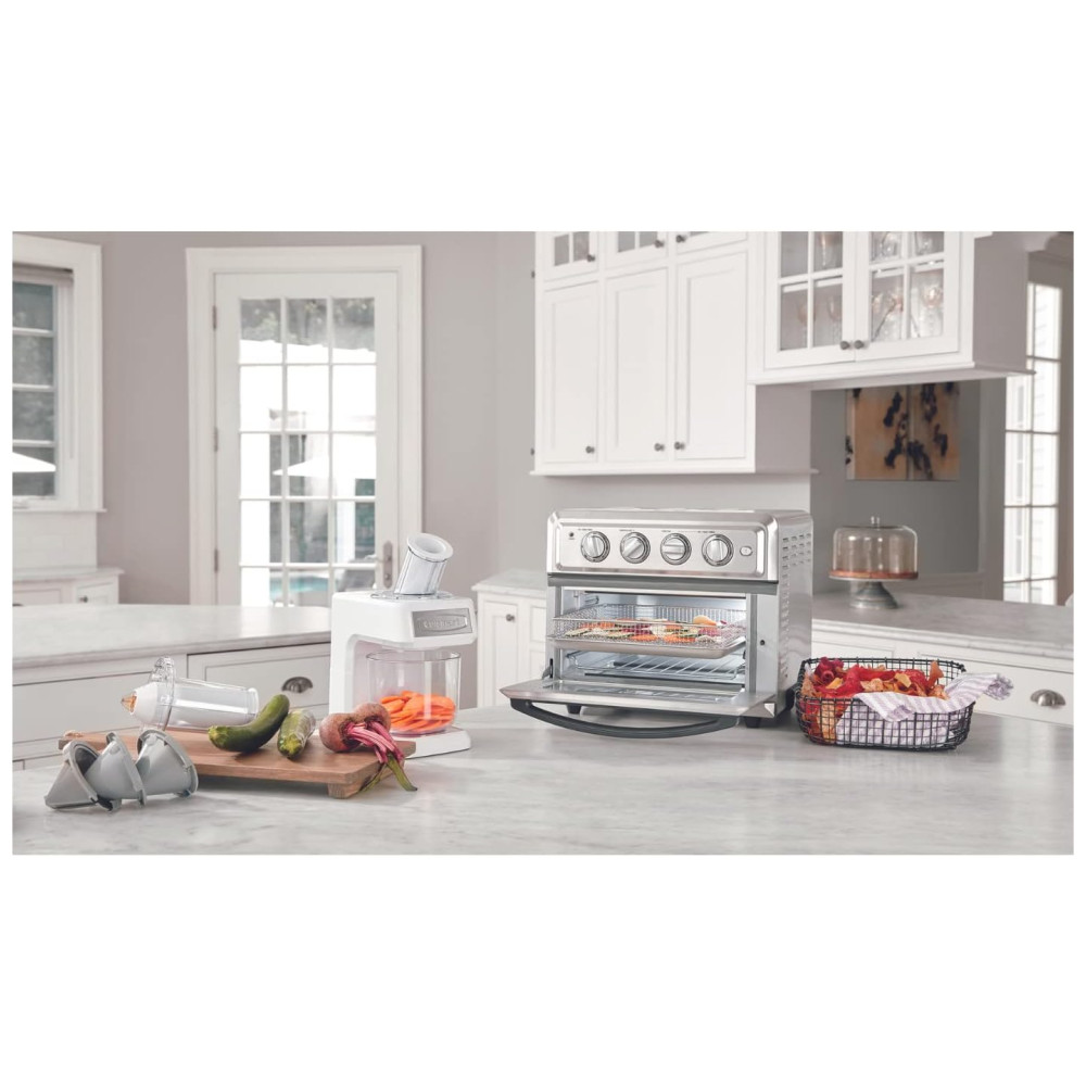 Fritadeira Airfryer, Forno Elétrico, Torradeira com Convecção, 110v, CUISINART TOA 60, Prateado