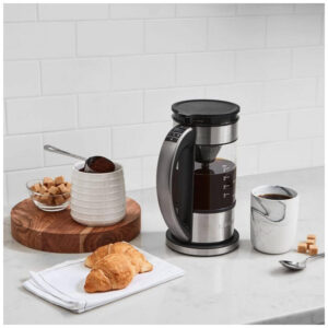 ECTQGCF6FBR90B_2 jpg - Chaleira Elétrica Programável até 5 Xícaras, 110V 1000W, Cuisinart FCC, Prata