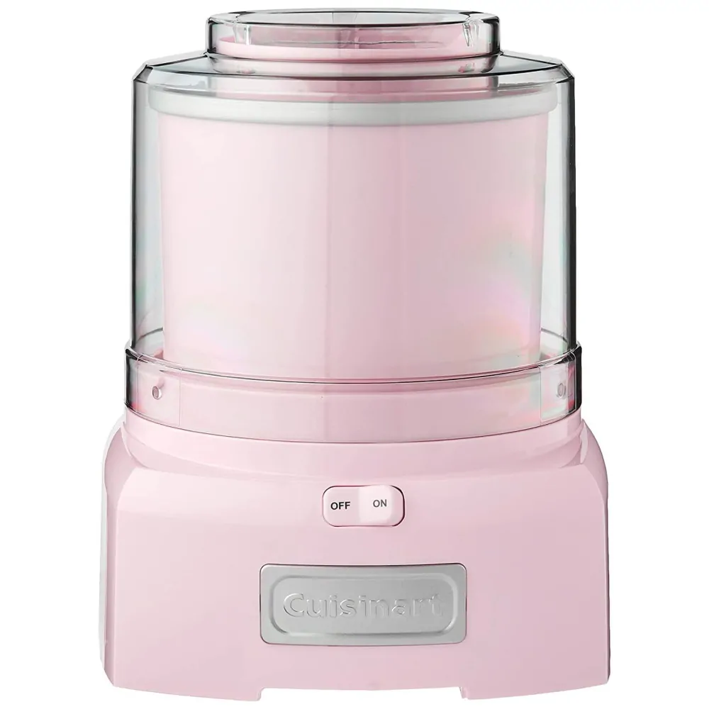 ECTQGS45TUC10B_0 jpg - Máquina de Sorvete Sorveteira 21PK, 1,2 Litros, 110v, CUISINART ICE 21PKP1, Rosa