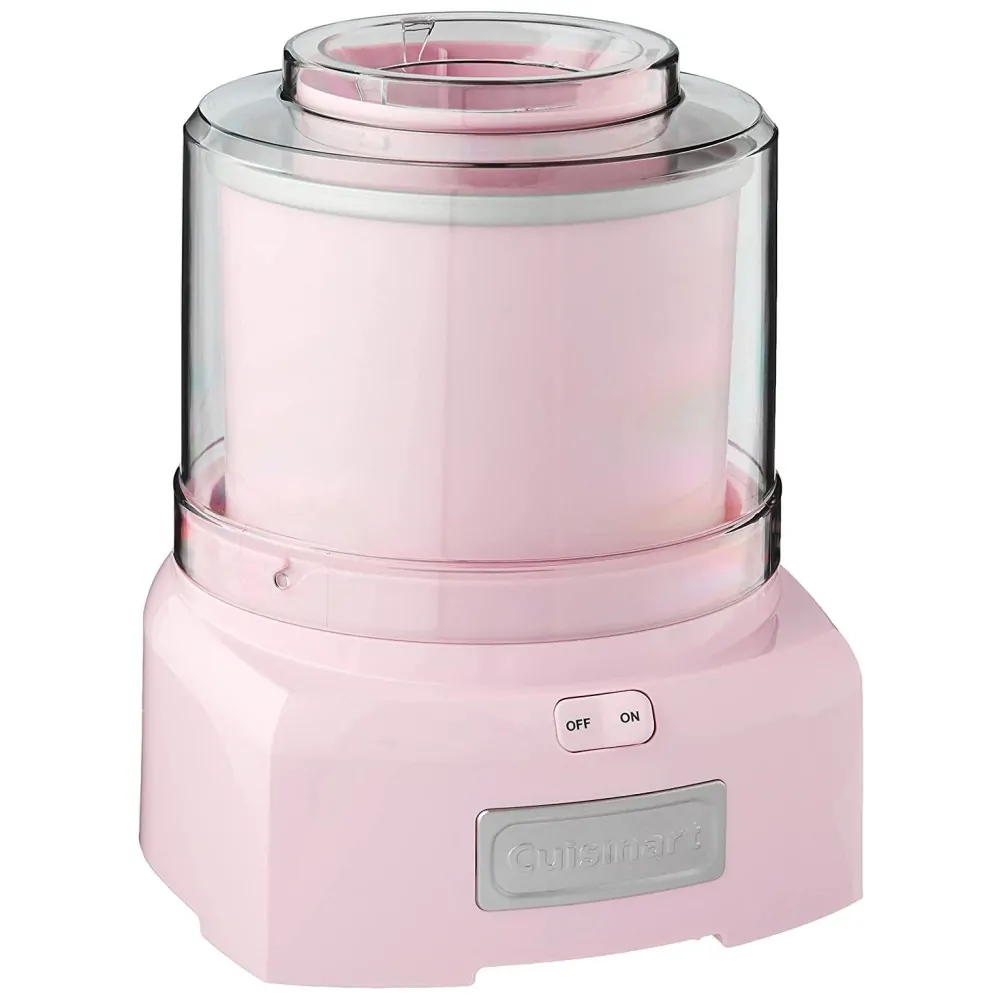 ECTQGS45TUC10B_1 jpg - Máquina de Sorvete Sorveteira 21PK, 1,2 Litros, 110v, CUISINART ICE 21PKP1, Rosa