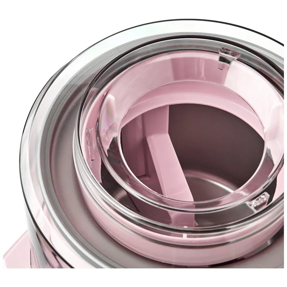 ECTQGS45TUC10B_4 jpg - Máquina de Sorvete Sorveteira 21PK, 1,2 Litros, 110v, CUISINART ICE 21PKP1, Rosa