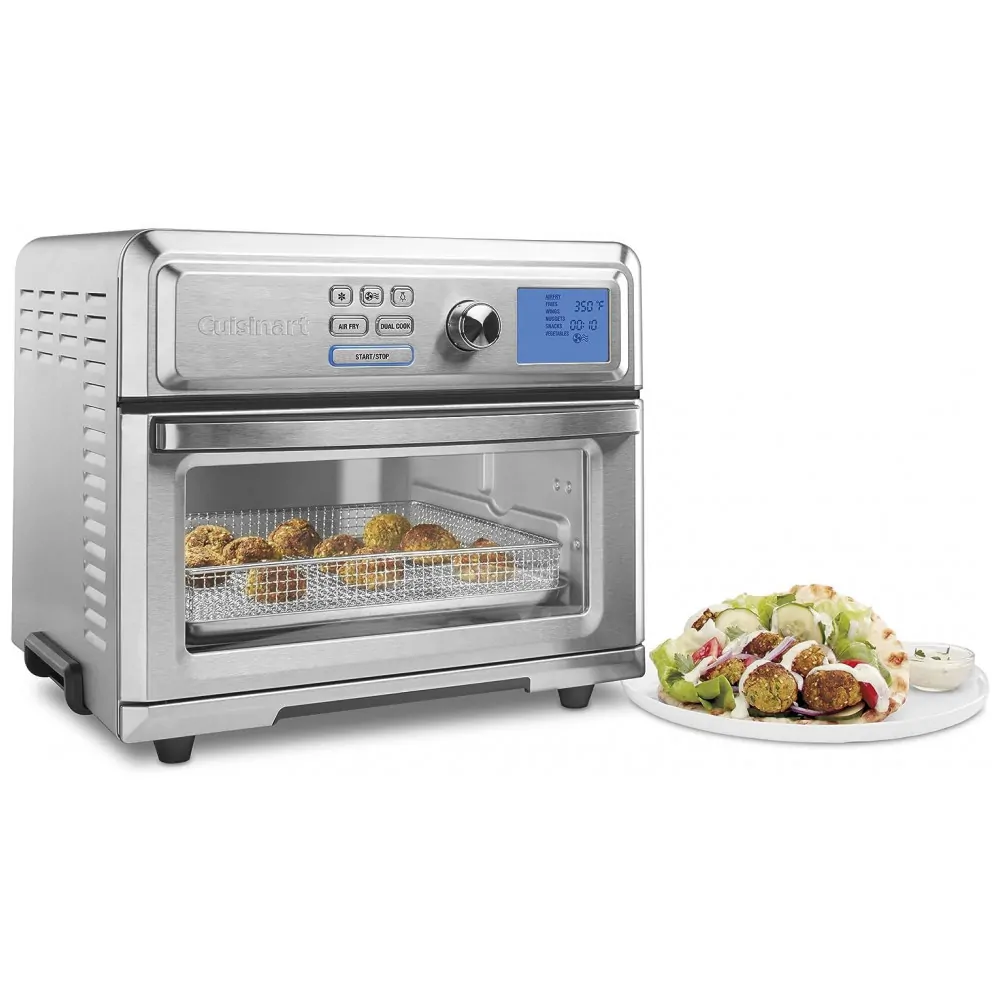 ECTQJ4F5GRM70B_1 jpg - Forno Elétrico de Bancada Capacidade 6 Litros, 110v, CUISINART TOA 65, Prateado