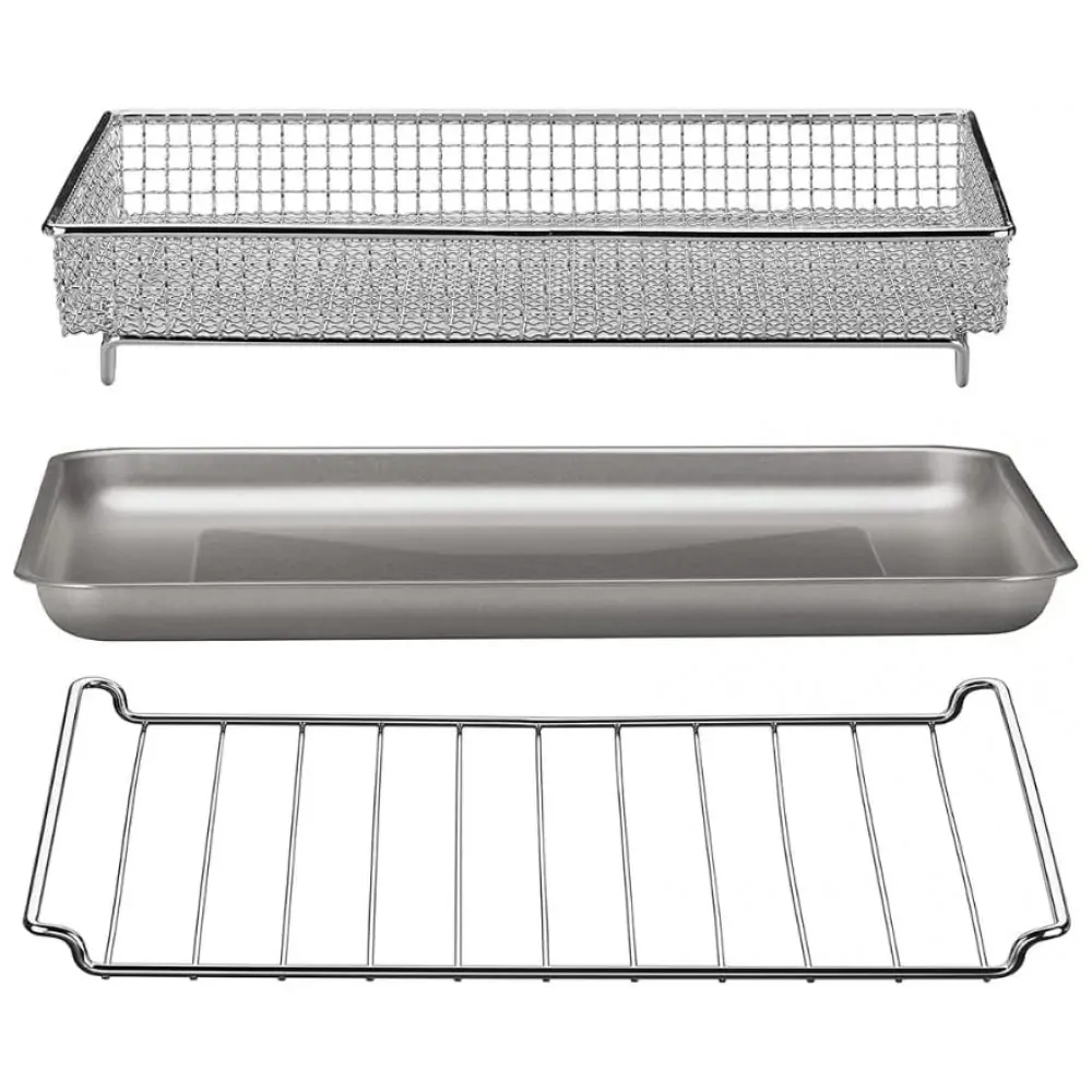 ECTQJ4F5GRM70B_2 jpg - Forno Elétrico de Bancada Capacidade 6 Litros, 110v, CUISINART TOA 65, Prateado