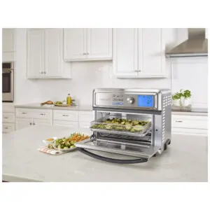 ECTQJ4F5GRM70B_4 jpg - Forno Elétrico de Bancada Capacidade 6 Litros, 110v, CUISINART TOA 65, Prateado