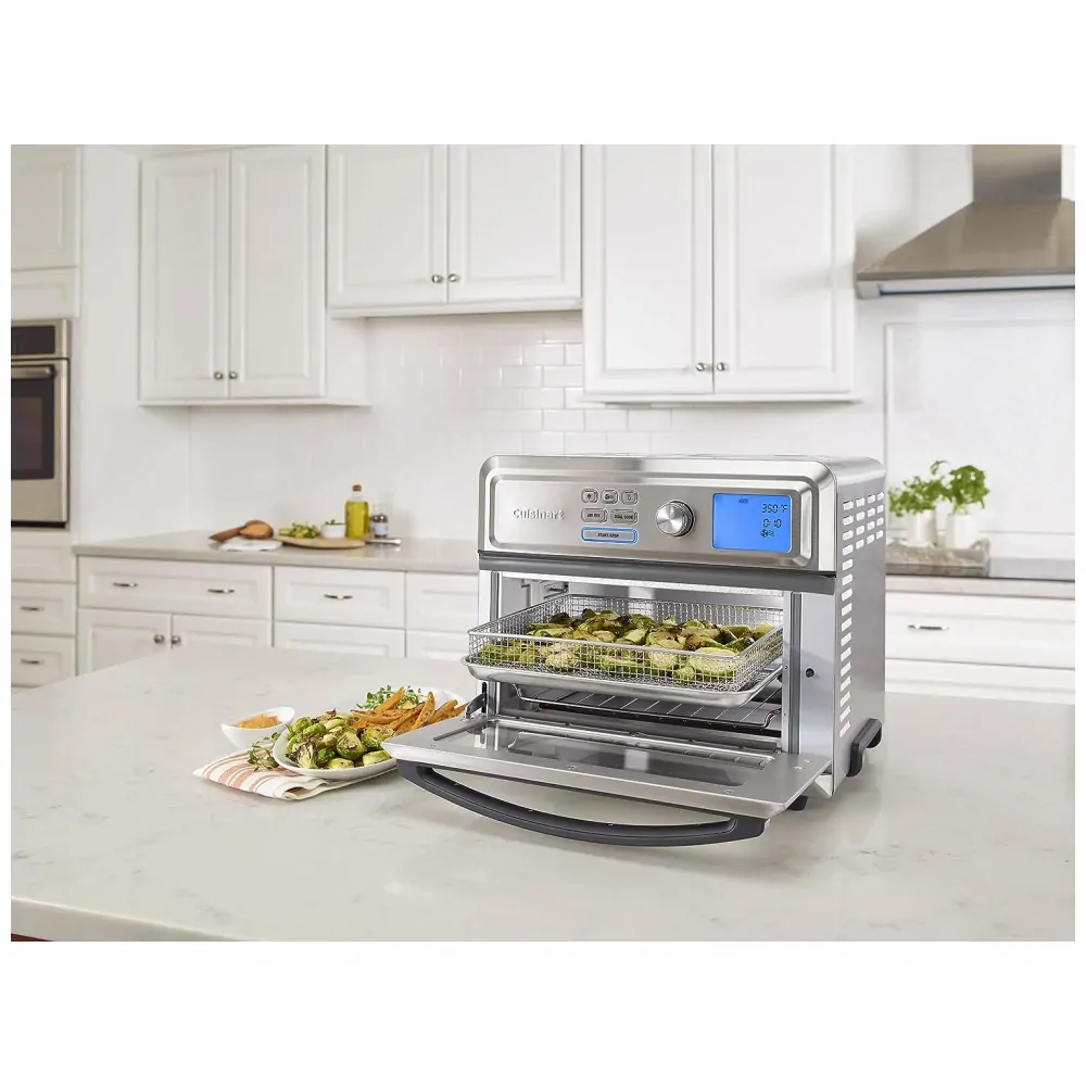 ECTQJ4F5GRM70B_4 jpg - Forno Elétrico de Bancada Capacidade 6 Litros, 110v, CUISINART TOA 65, Prateado