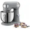 ECTQS86ZNK990B_0 jpg - Batedeira de Bancada 5.5L com 12 Velocidades, Aço Inoxidável, 500W, 110v, CUISINART SM 50GR, Cinza