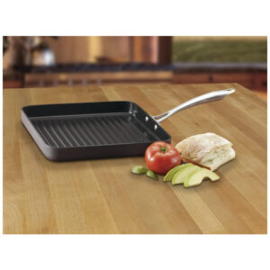 ECTQS9NKK9100B_3 jpg - Frigideira Quadrada Antiaderente Profissional GreenGourmet, Cuisinart GG30 20