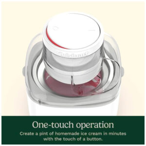 ECTQTR1BBY1D0B_4 jpg - Máquina de Sorvete 500 ml com Funil de Ingredientes Embutido, Tampa e Pá Removíveis, 110V, Cuisinart, Branca