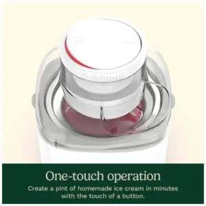 ECTQTR1BBY1D0B_4 jpg - Máquina de Sorvete 500 ml com Funil de Ingredientes Embutido, Tampa e Pá Removíveis, 110V, Cuisinart, Branca