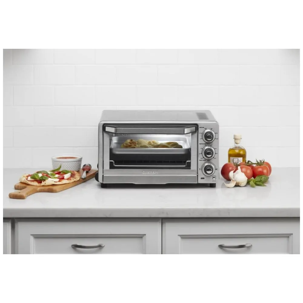 Forno Elétrico de Bancada, Aço Inoxidável, 1800W, 110v, CUISINART TOB 40N, Prateado