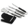 ECTQ6V6GCKJ00B_0 jpg - Conjunto de ferramentas de grelha com luva, preto 3 peças, CUISINART CGS 134BL, Preto