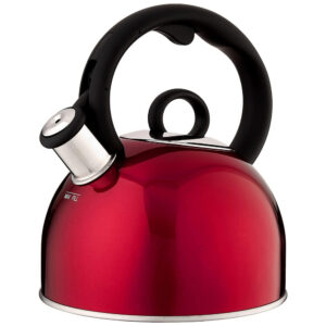 ECTQAGN2C4D00B_0-1 jpg - Chaleira Brilhante Em Aço Inoxidável Capacidade 2 Litros de Água Cor Metálico, CUISINART CTK S17MR, Vermelho