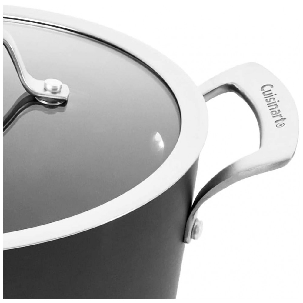 ECTQBPBY4H670B_4 jpg - Conjunto de Panelas e Frigideiras Antiaderentes 7 Peças, CUISINART 62I 11, Preto