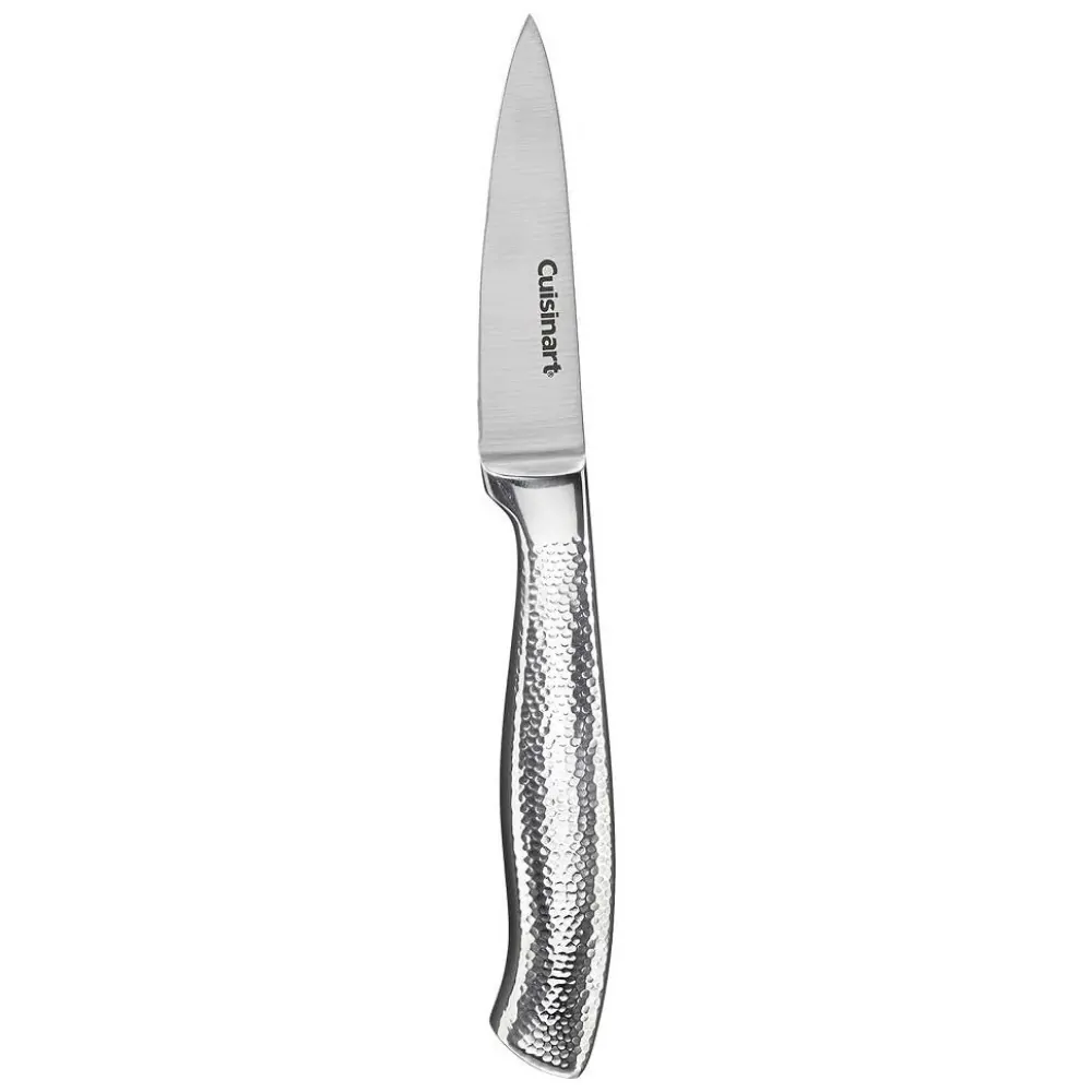 ECTQC1G2DTS70B_6 jpg - Conjunto de Facas com Afiador Embutido e Bloco de Bancada 17 Peças, CUISINART C77SSH 17P, Prateado