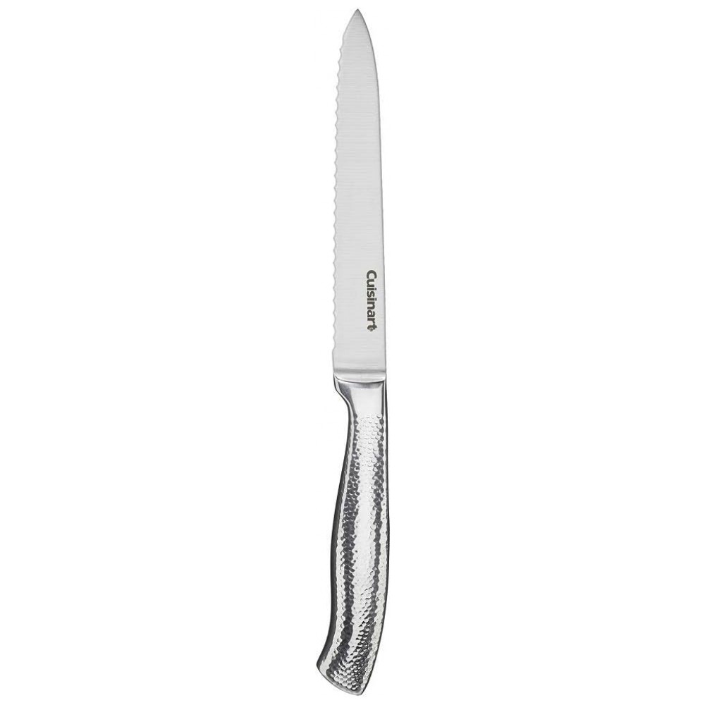 ECTQC1G2DTS70B_7 jpg - Conjunto de Facas com Afiador Embutido e Bloco de Bancada 17 Peças, CUISINART C77SSH 17P, Prateado