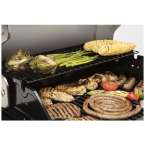 ECTQCP4WQQ470B_4-1 jpg - Grelhador a gás, 54, tamanho real com quatro queimadores, CUISINART CGG 7400, Cinza