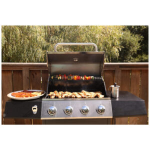 ECTQCP4WQQ470B_8-1 jpg - Grelhador a gás, 54, tamanho real com quatro queimadores, CUISINART CGG 7400, Cinza