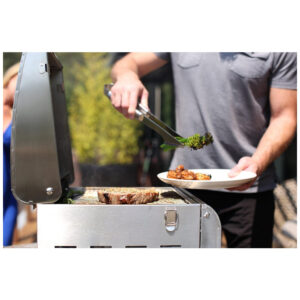 ECTQDBNLY6770B_5 jpg - Churrasqueira e Grill a Gás, Profissional de Cozinha, 110v, CUISINART CGG 608, Prateado
