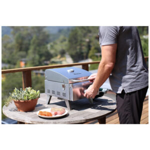 ECTQDBNLY6770B_6 jpg - Churrasqueira e Grill a Gás, Profissional de Cozinha, 110v, CUISINART CGG 608, Prateado