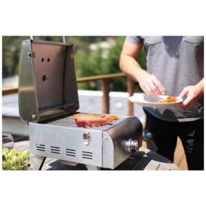 ECTQDBNLY6770B_7 jpg - Churrasqueira e Grill a Gás, Profissional de Cozinha, 110v, CUISINART CGG 608, Prateado