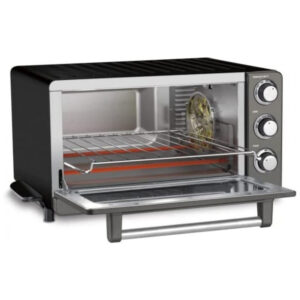 ECTQGHCNDK770B_2 jpg - Forno Elétrico de Bancada com 8 Configurações em Aço Inoxidável, 1800W, 110v, CUISINART TOB 60N2BKS2, Cinza