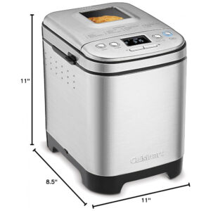 ECTQHH5X28F70B_7 jpg - Panificadora Automática com 12 Modos, 110v, CUISINART CBK 110C, Prateado