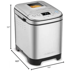 ECTQHH5X28F70B_7 jpg - Panificadora Automática com 12 Modos, 110v, CUISINART CBK 110C, Prateado