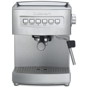 ECTQK5SP3O000B_0 jpg - Cafeteira Elétrica Programável Expresso Programável, Aço Inox, 15 Bar, 110v, CUISINART EM 200NP1, Prateado
