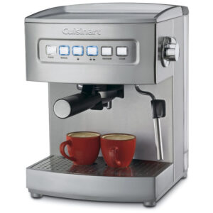 ECTQK5SP3O000B_1 jpg - Cafeteira Elétrica Programável Expresso Programável, Aço Inox, 15 Bar, 110v, CUISINART EM 200NP1, Prateado