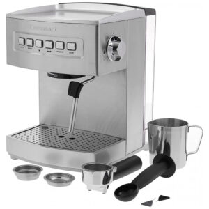 ECTQK5SP3O000B_3 jpg - Cafeteira Elétrica Programável Expresso Programável, Aço Inox, 15 Bar, 110v, CUISINART EM 200NP1, Prateado