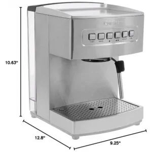 ECTQK5SP3O000B_6 jpg - Cafeteira Elétrica Programável Expresso Programável, Aço Inox, 15 Bar, 110v, CUISINART EM 200NP1, Prateado