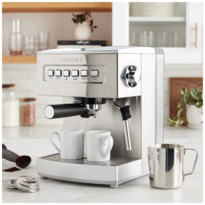 ECTQK5SP3O000B_7 jpg - Cafeteira Elétrica Programável Expresso Programável, Aço Inox, 15 Bar, 110v, CUISINART EM 200NP1, Prateado