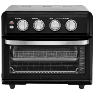 ECTQKQRSFJMC0B_0 jpg - Forno Elétrico de Bancada 2 em 1 com Função de Assar e Grelhar, Aço Inox, 110V Cuisinart TOA 70, Preto