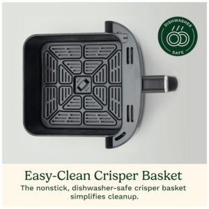 ECTQL3TP8FYB0B_6 jpg - Air Fryer 5,68 Litros com 5 Predefinições e Controle Digital, Cuisinart AIR 200, 110V 1800W, Preta